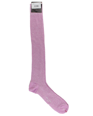 Pink Socks Linen Cotton
