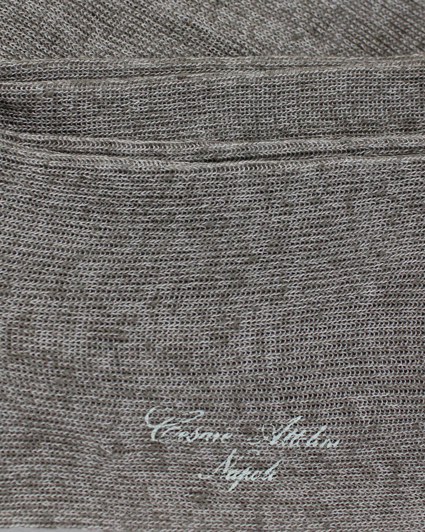 Attolini Gray Socks Linen Cotton
