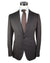 Cesare Attolini Suit Black Brown Stripes