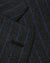 Cesare Attolini Suit Gray Royal Blue Stripes - Pleated Pants EU 50/ US 40 SALE