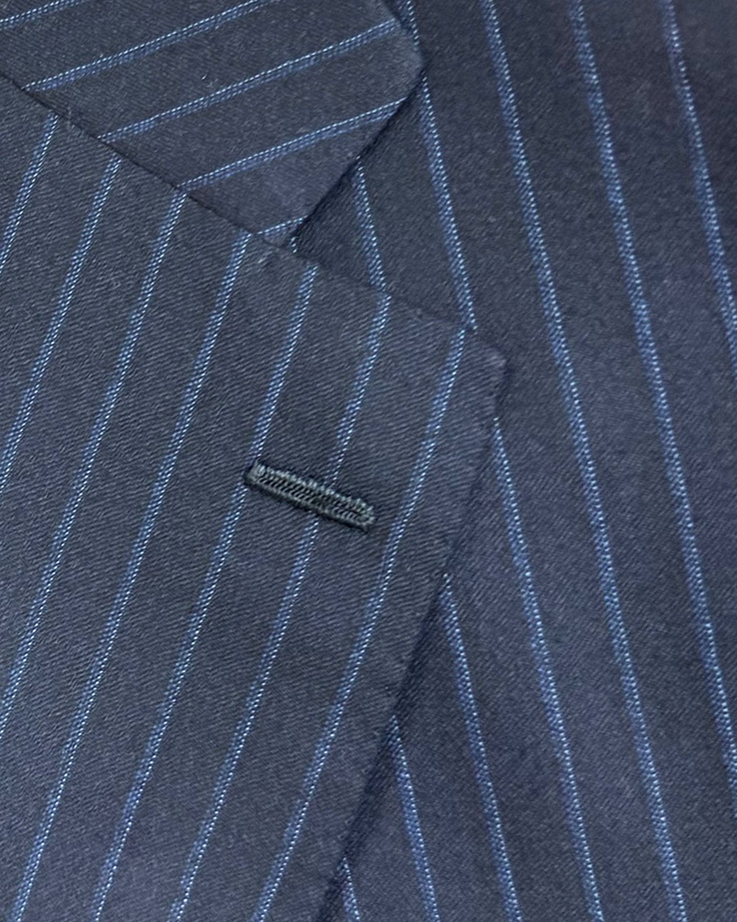 Cesare Attolini Suit Gray Blue Stripes 