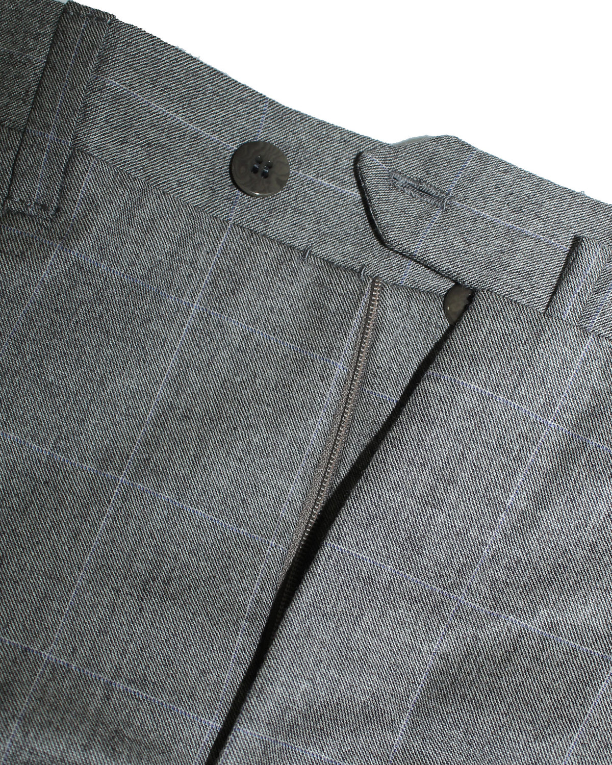 Cesare Attolini Wool Suit Gray Windowpane Design EU 50/ US 40