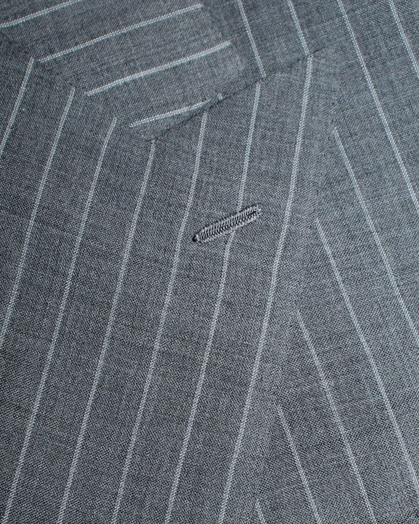 Cesare Attolini Suit Gray Stripes - Peak Lapel Double Breasted EU 48/ US 38