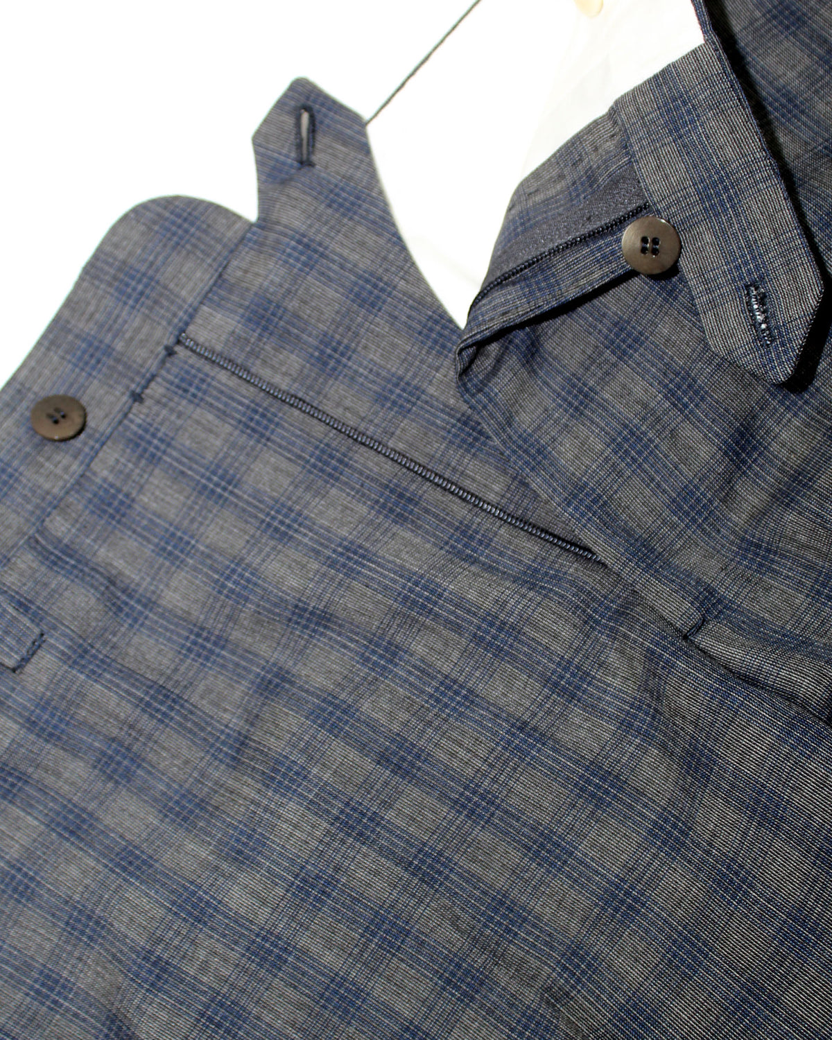 Pants  Attolini Wool Suit Gray Midnight Blue