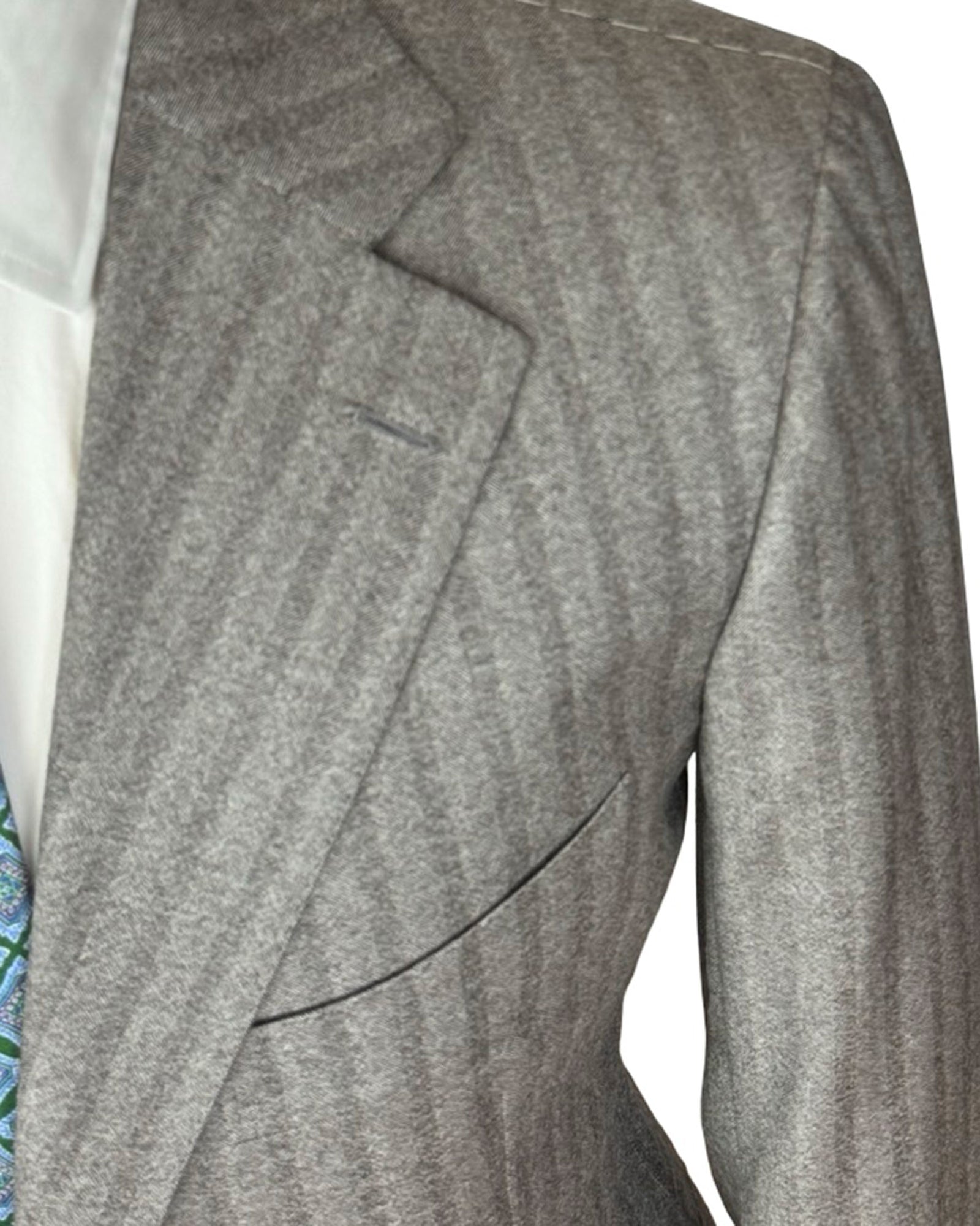 Cesare Attolini Suit Gray Stripes 