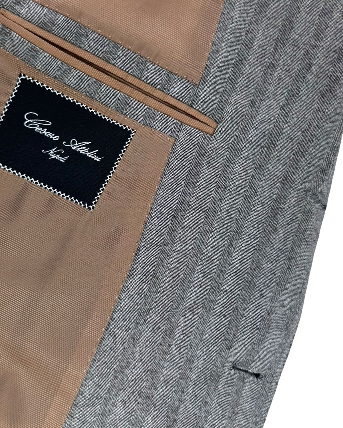 Cesare Attolini Suit Gray Stripes