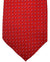 Cesare Attolini Silk Tie Red Micro Pattern