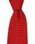 Cesare Attolini Silk Tie Red Micro Pattern