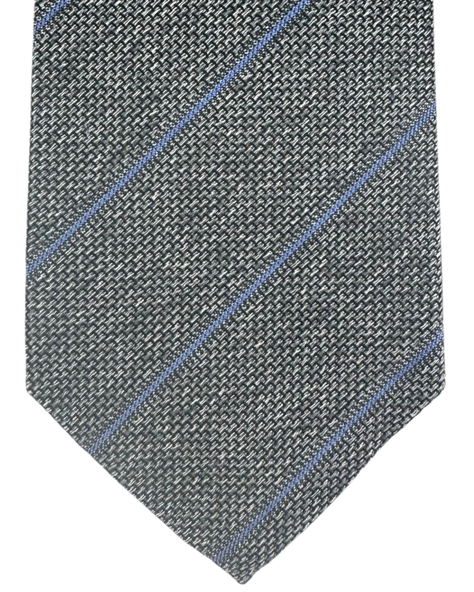 Cesare Attolini Silk Tie Gray