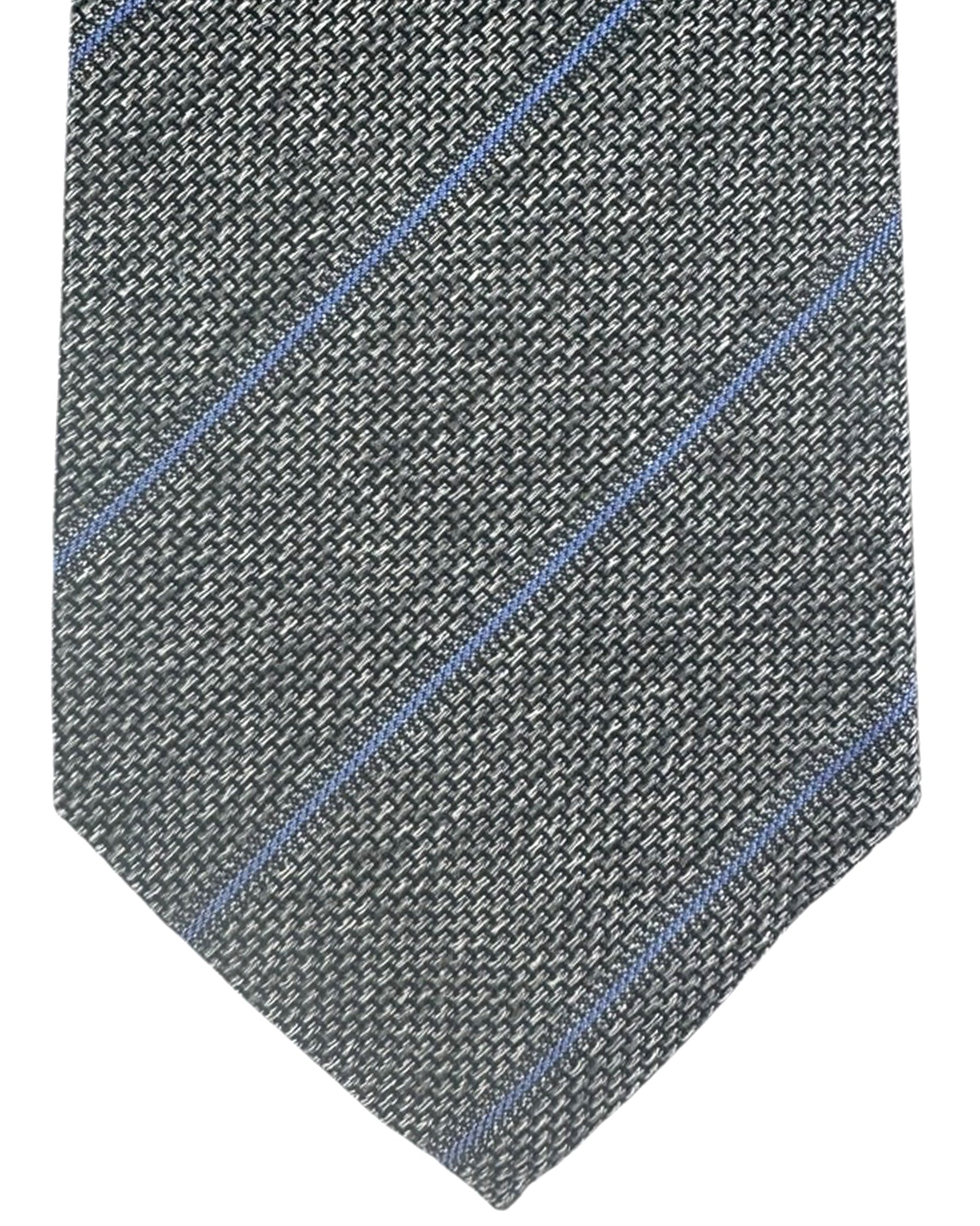 Cesare Attolini Silk Tie Gray