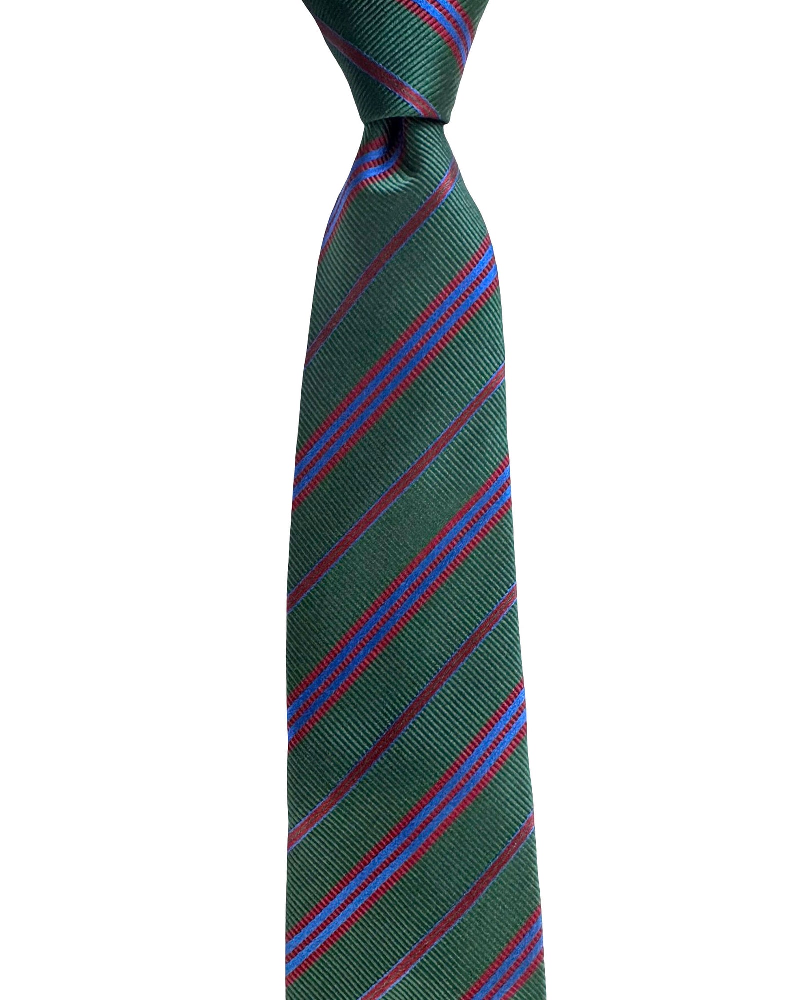 Cesare Attolini Unlined Tie Regimental Stripes