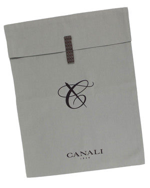 Canali Dress Shirt White Blue Check Grid - Exclusive Collection 39 - 15 1/2 Modern Fit