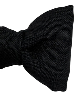 Tom Ford Silk Bow Tie Barathea Black