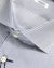 Barba Dress Shirt White Navy Stripes