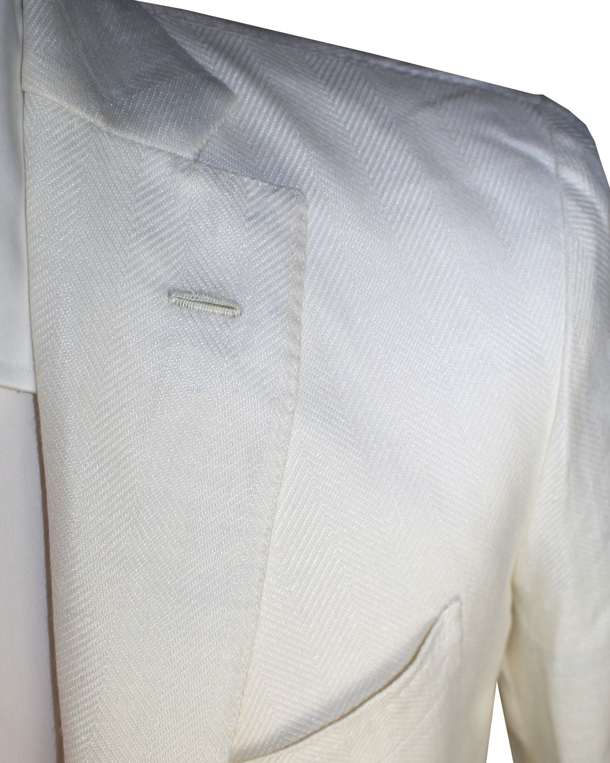 Luigi Borrelli Sport Coat Beige- White Linen Wool 
