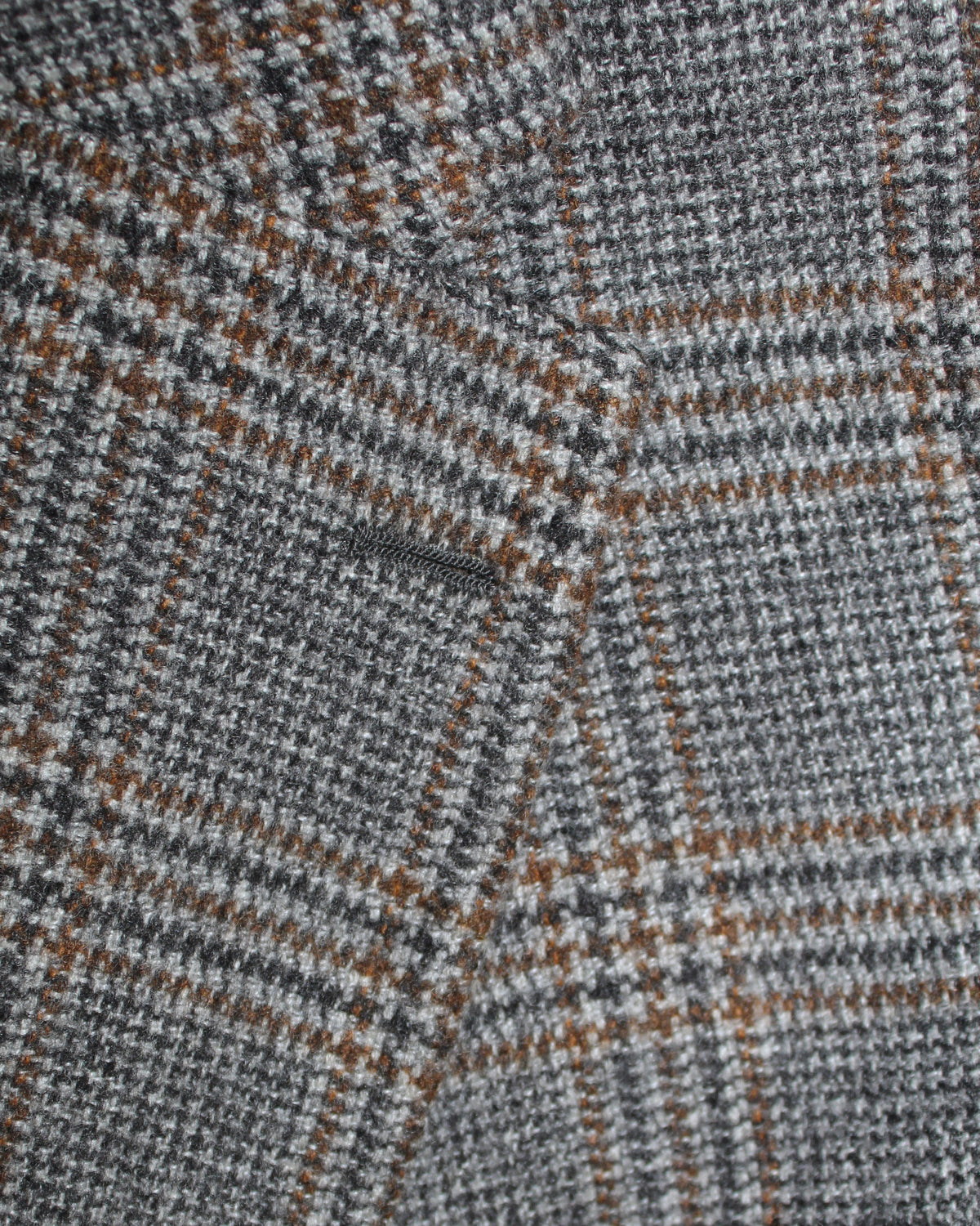 Luigi Borrelli Cashmere Sport Coat Gray Brown Plaid EU 50 / US 40
