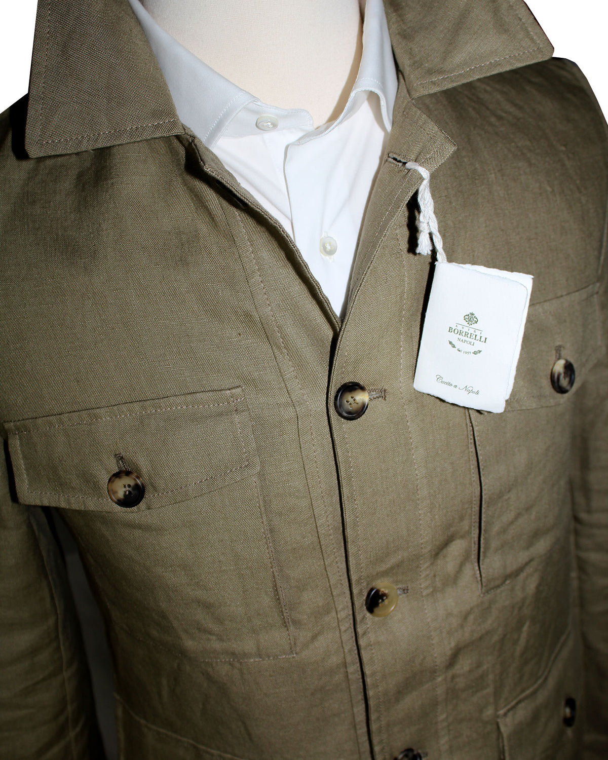 Luigi Borrelli Coat Green 