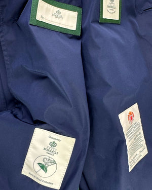 Luigi Borrelli Rain Coat Navy  New