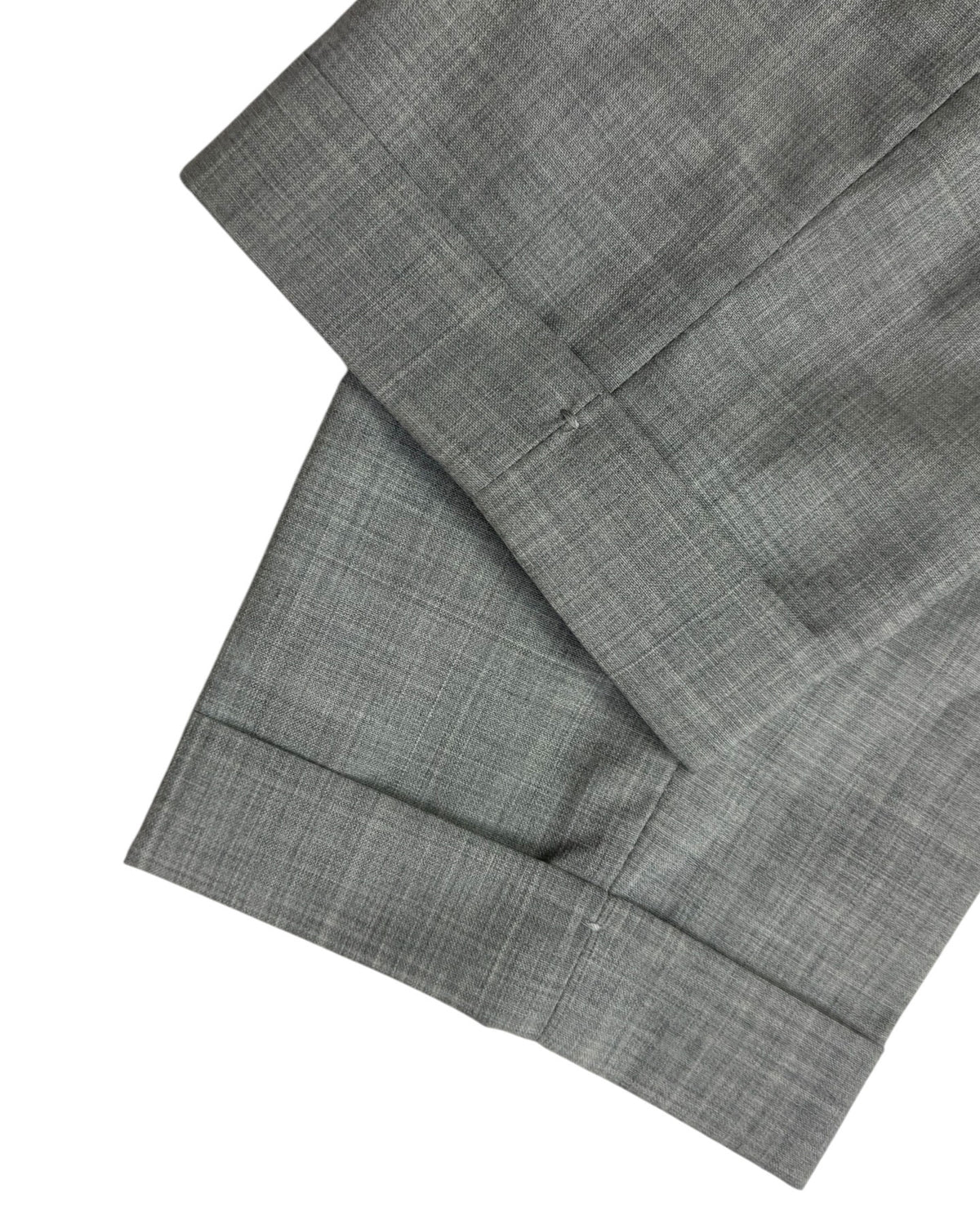 Luigi Borrelli Wool Dress Pants Gray