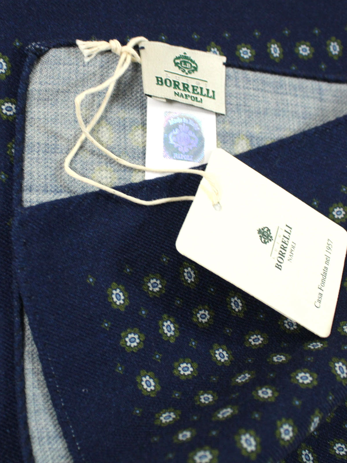 Luigi Borrelli authentic Pocket Square 