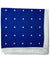 Luigi Borrelli Silk Pocket Square Navy White Dots