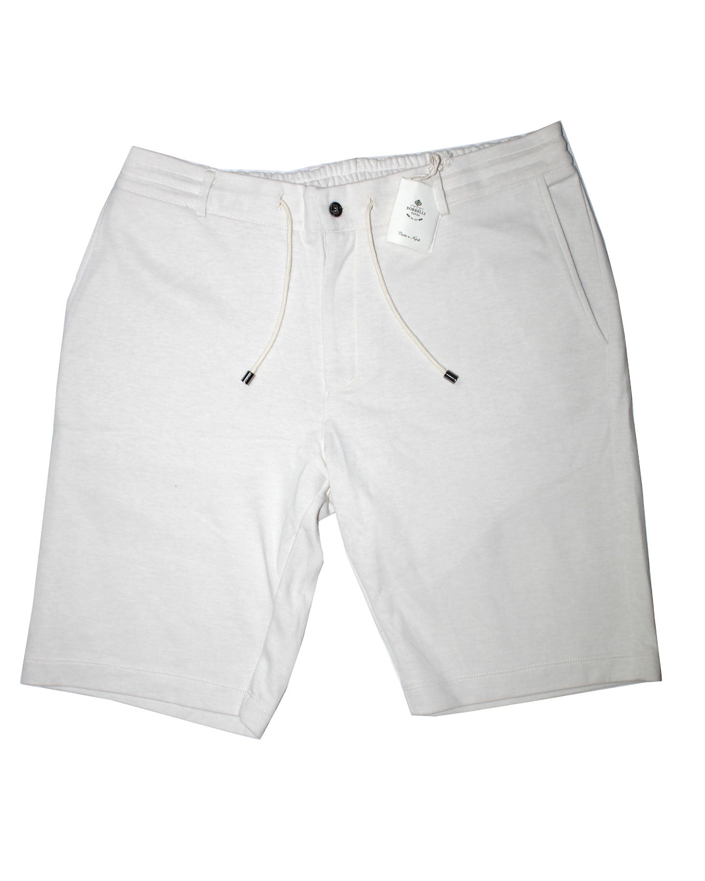Luigi Borrelli Shorts White - Men Lounge Wear