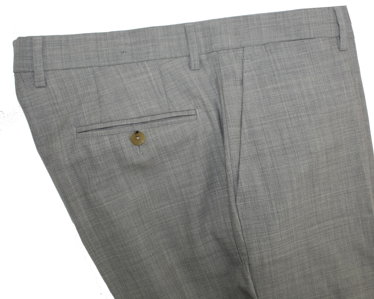 Luigi Borrelli Suit Gray EU 56/ US 46 Wool Silk