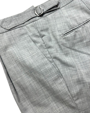 Luigi Borrelli Wool Dress Pants Gray 