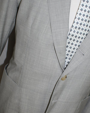 Luigi Borrelli Sport Coat Gray EU 50/ US 40 Wool Silk