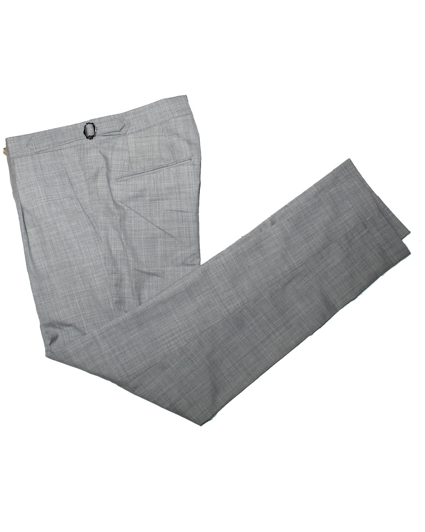 Luigi Borrelli Wool Dress Pants Gray