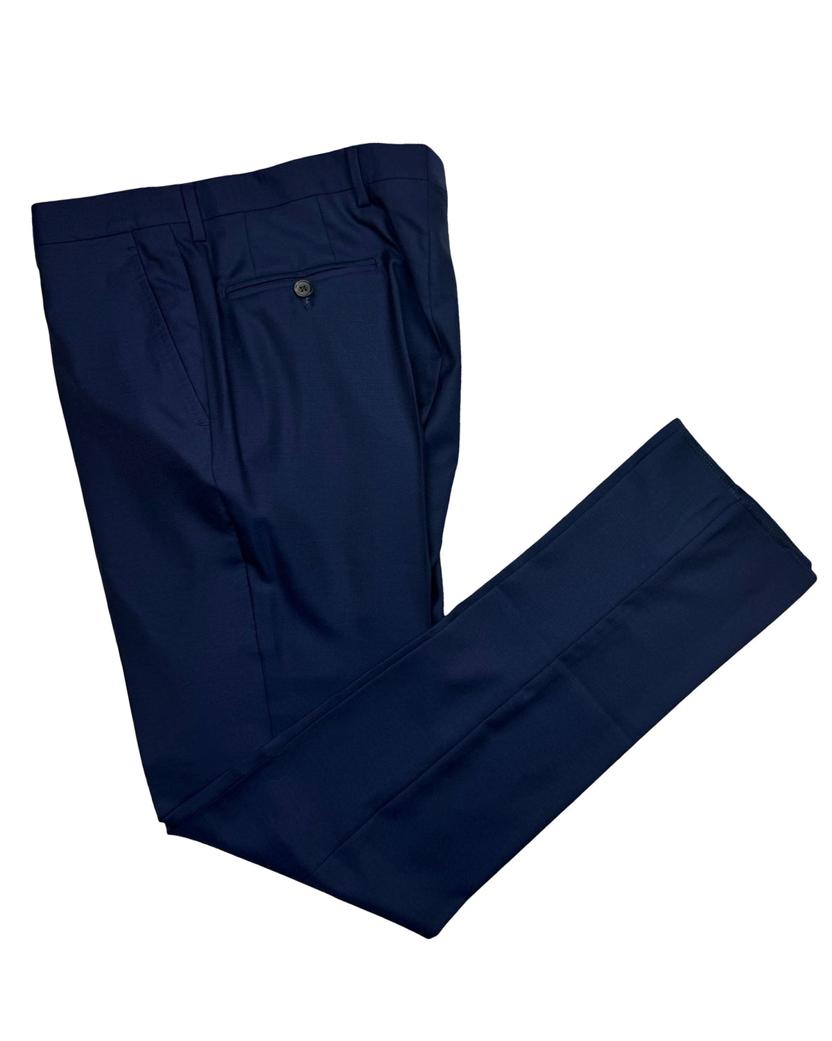 Luigi Borrelli Suit Navy 2 Button - Wool Silk EU 52 / US 42