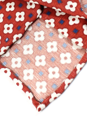 borrelli-tie-220814-firered-geometric2  1200 × 1600px  Luigi Borrelli Unlined designer Tie 