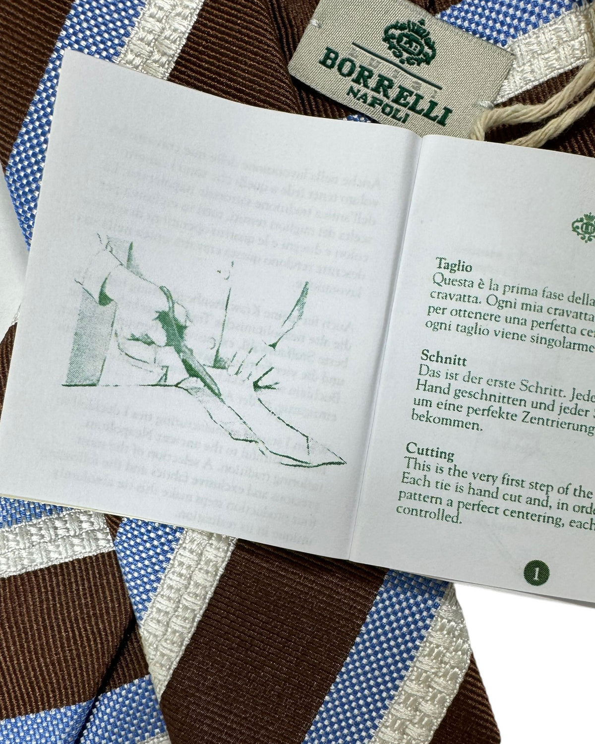 Luigi Borrelli Silk Tie 