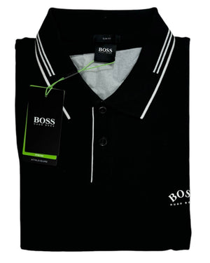 Hugo Boss Cotton Polo Shirt Black - Slim Fit XXXL
