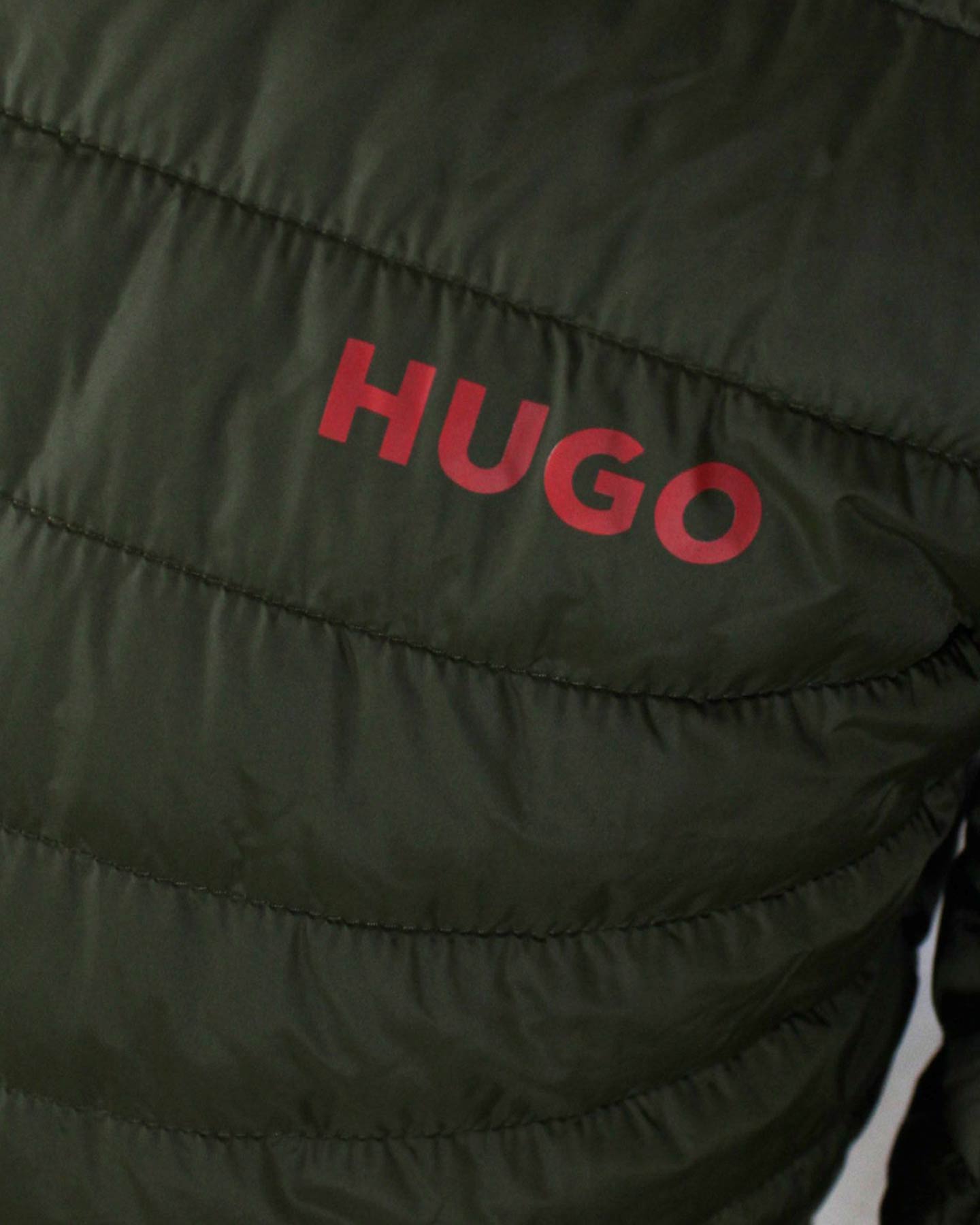 Hugo Boss Padded Jacket Dark Green Water Repellent EU 48 - S SALE