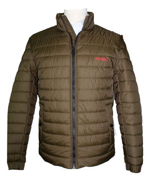 Hugo Boss Padded Jacket Dark Green Water Repellent EU 50 - M SALE