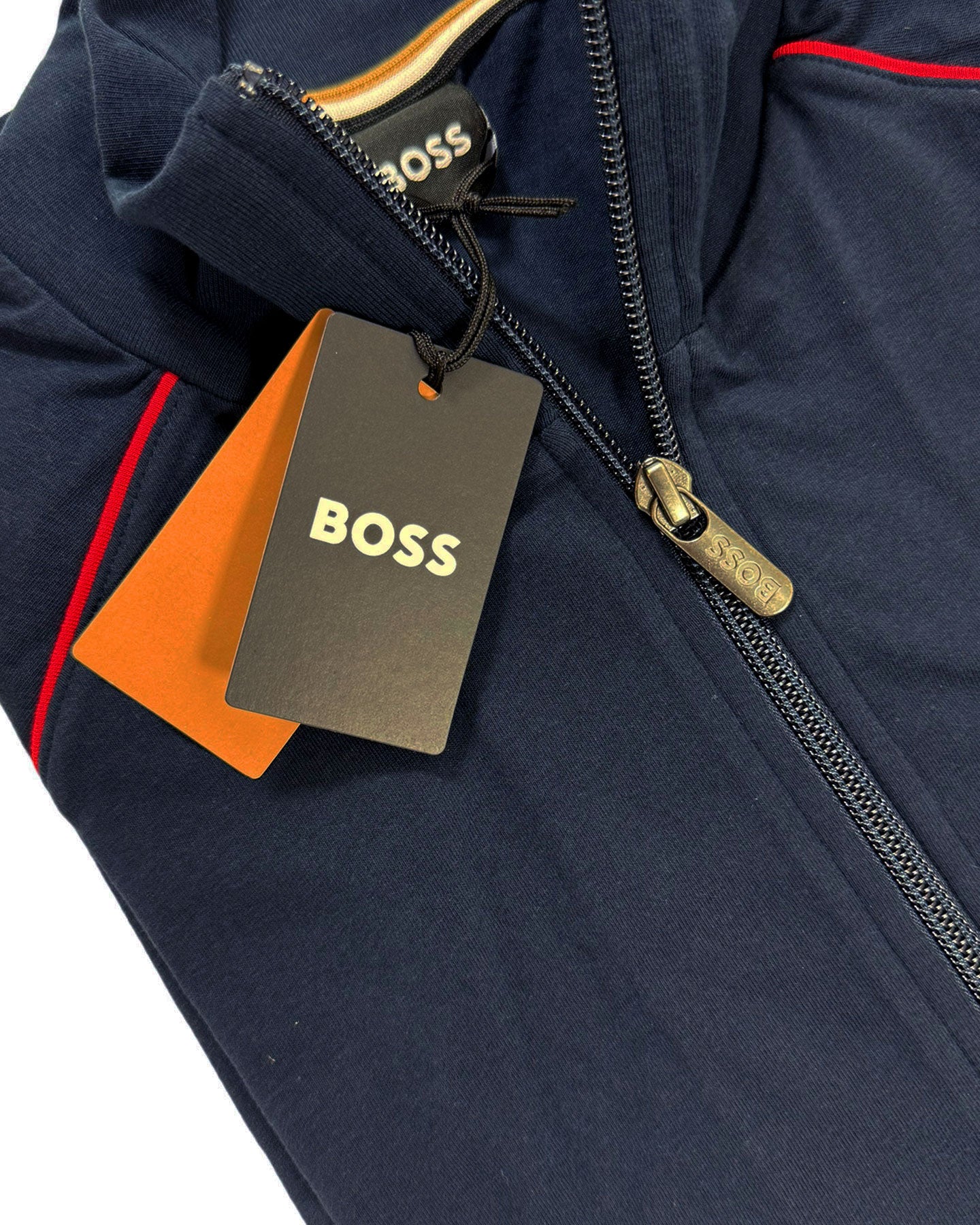 Hugo Boss Zip Sweater Track Suit Dark Blue 