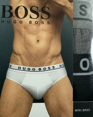 Hugo Boss Men Underwear 3 Pack Stretch Cotton Mini Brief S