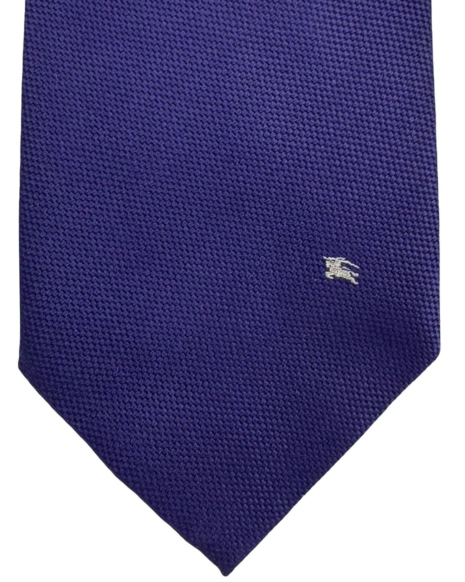 Burberry Tie Solid Purple Pattern