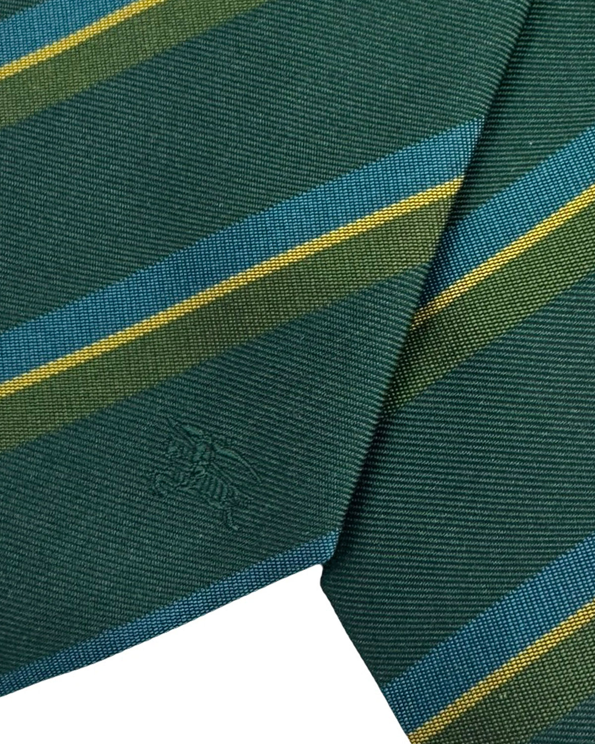 Burberry Tie Green Stripes Design