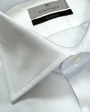 Canali Dress Shirt Micro Stripes Design - Exclusive Collection 41 - 16