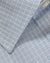 Genuine Canali Dress Shirt White Blue Aqua Design