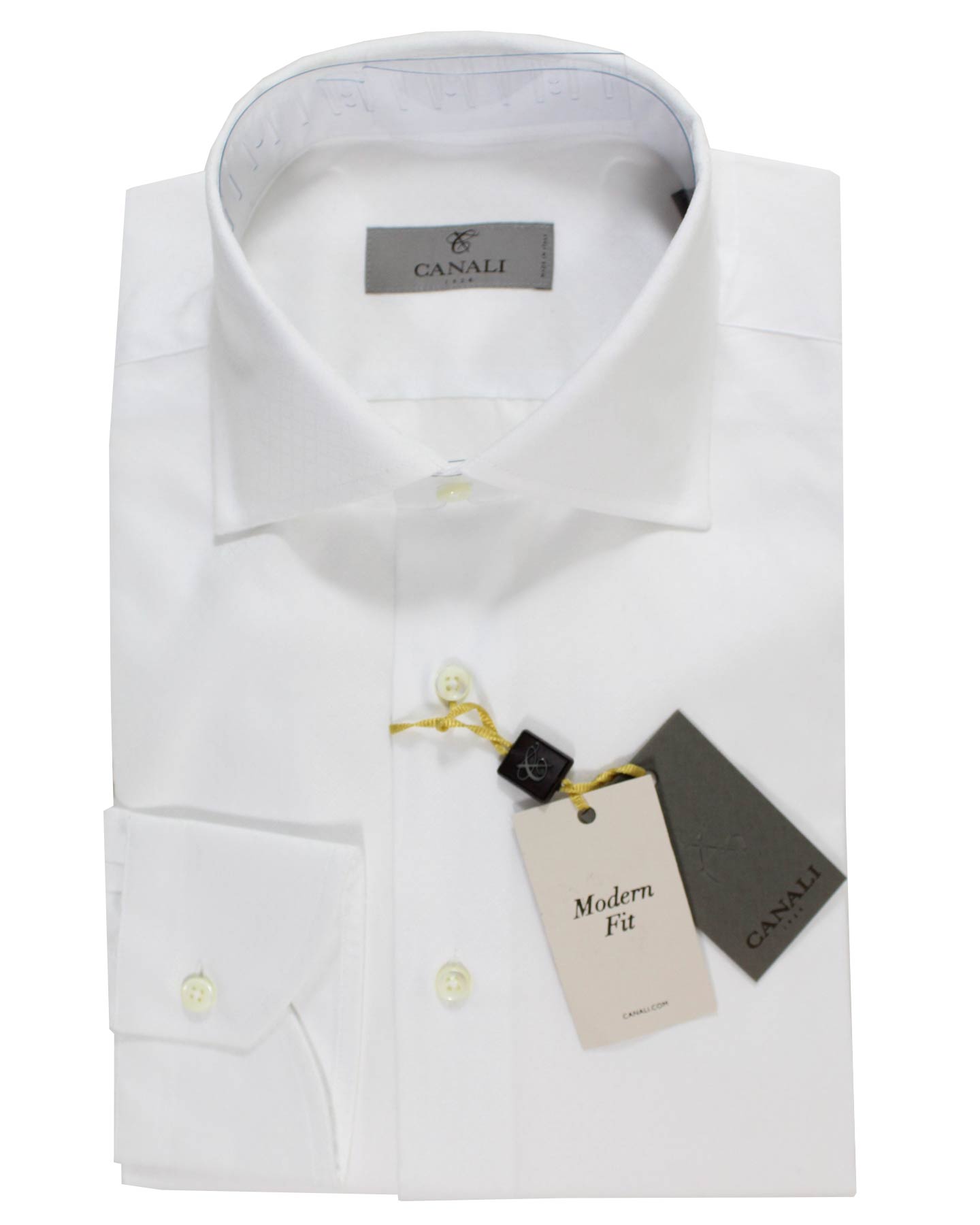 Canali Shirt White - Evening Shirt 