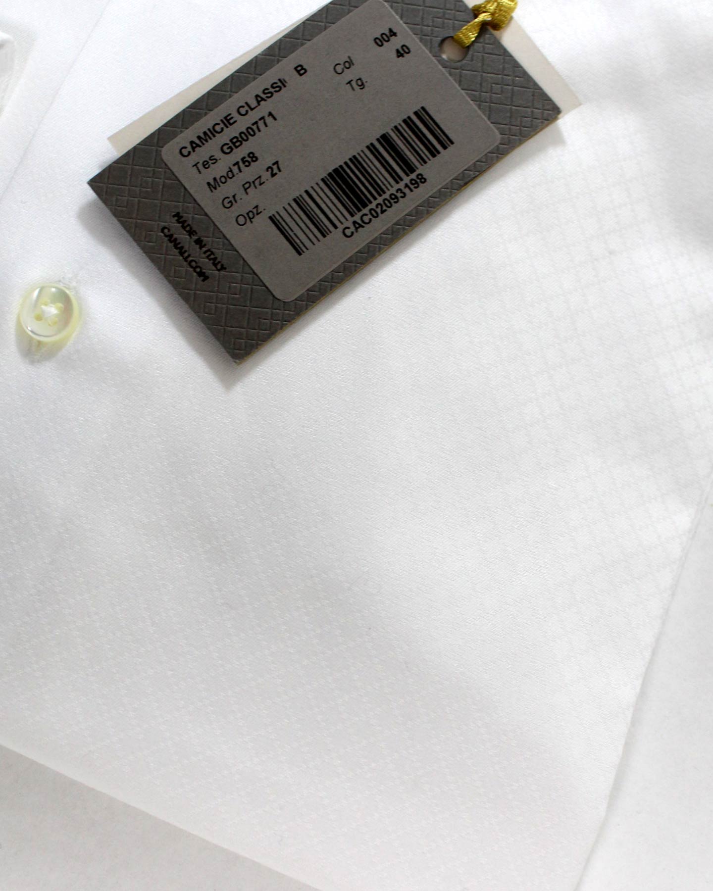 Canali Shirt White - Evening Shirt 