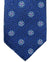 Canali Tie Royal Blue Purple Floral - Jacquard Silk