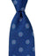 Canali Tie Royal Blue Purple Floral - Jacquard Silk