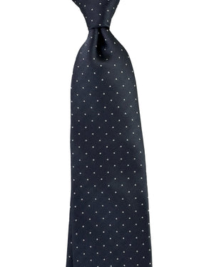Canali Tie Dark Gray Silver