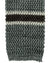 Brunello Cucinelli Square End Knitted Tie Gray Horizontal Stripes