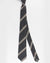 Brunello Cucinelli Tie Gray Stripes - Wool Silk SALE