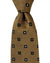 Brunello Cucinelli Silk Necktie Brown Mini Squares